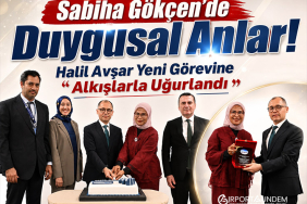 Sabiha Gökçen'de Duygusal Anlar! Halil Avşar Yeni Görevine Alkışlarla Uğurlandı