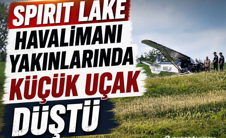 Spirit Lake Havalimanı Yakınlarında Küçük Uçak Düştü