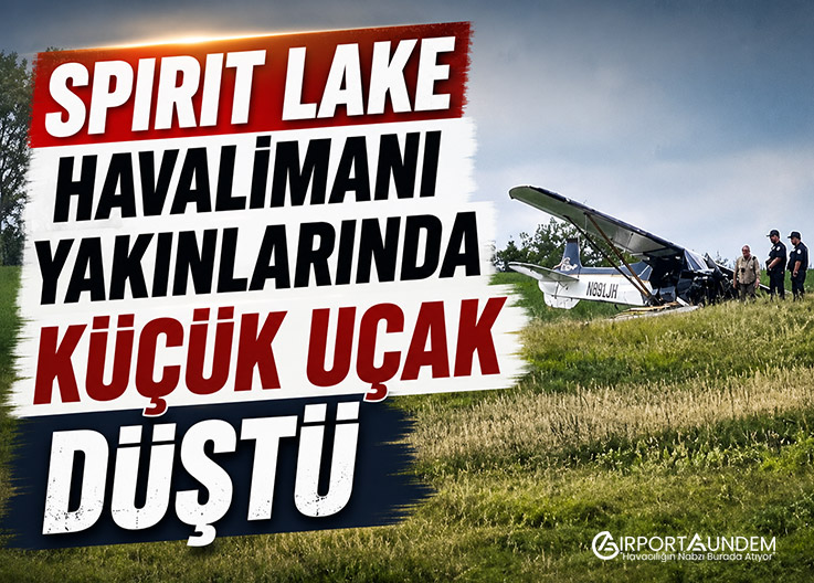 Spirit Lake Havalimanı Yakınlarında Küçük Uçak Düştü