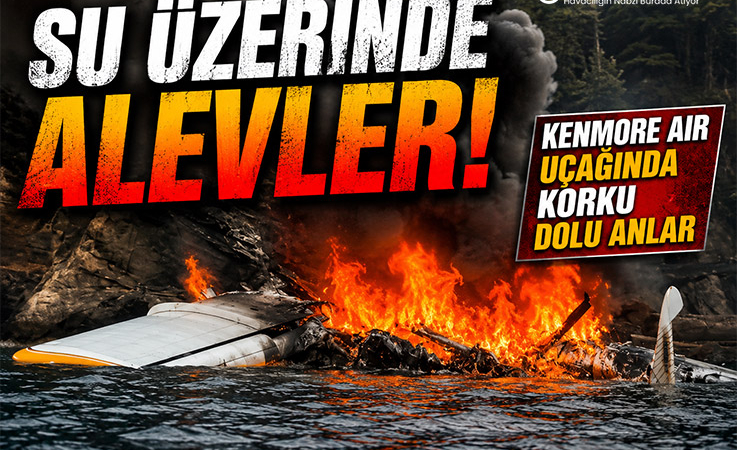 Su Üzerinde Alevler! Kenmore Air Uçağında Korku Dolu Anlar