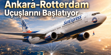 SunExpress, Ankara-Rotterdam direkt uçuşlarını 15 Temmuz’da başlatıyor. Yeni haftalık hatla bu yaz Ankara’dan dış hat destinasyonu sayısı 14’e yükseliyor.