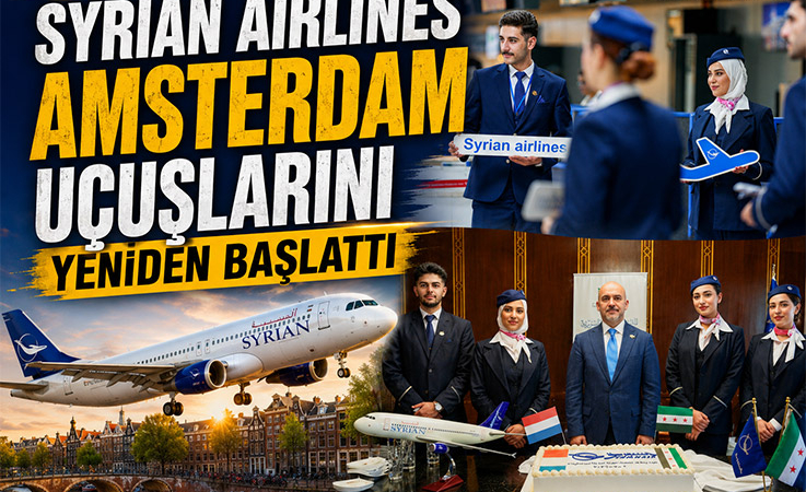 Syrian Airlines Amsterdam Uçuşlarını Yeniden Başlattı