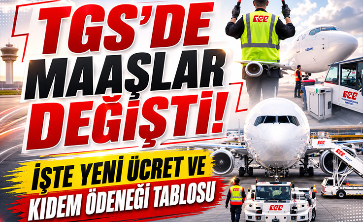 TGS’de Maaşlar Değişti! İşte Yeni Ücret ve Kıdem Ödeneği Tablosu