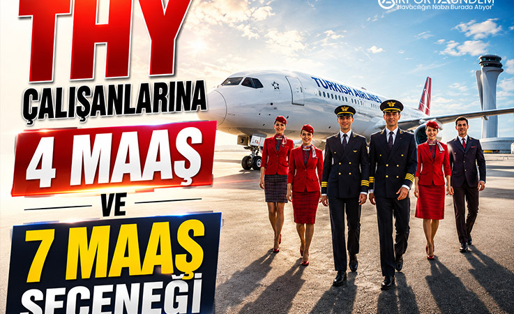 THY Çalışanlarına 4 Maaş ve 7 Maaş Seçeneği