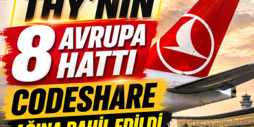 THY'nin 8 Avrupa Hattı Codeshare Ağına Dahil Edildi