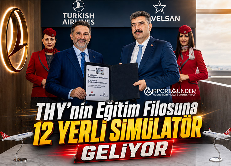 THY’nin Eğitim Filosuna 12 Yerli Simülatör Geliyor