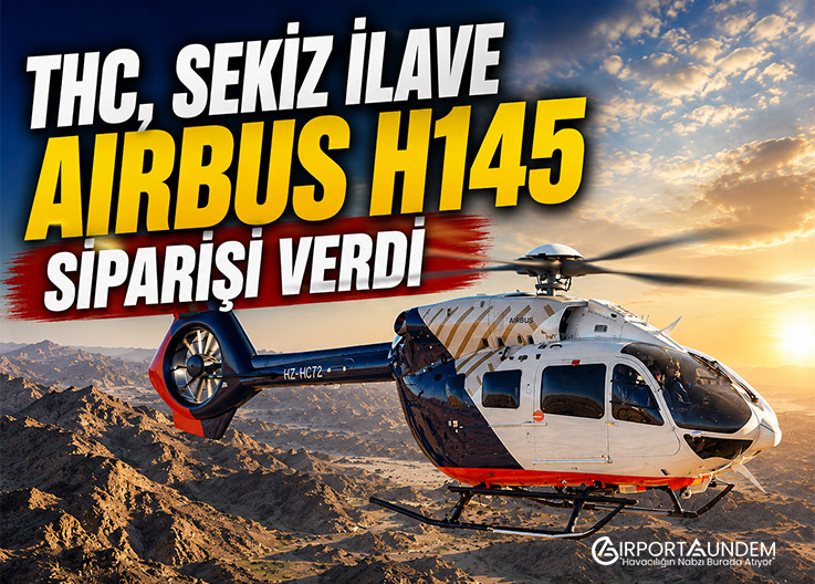 THC, Sekiz İlave Airbus H145 Siparişi Verdi