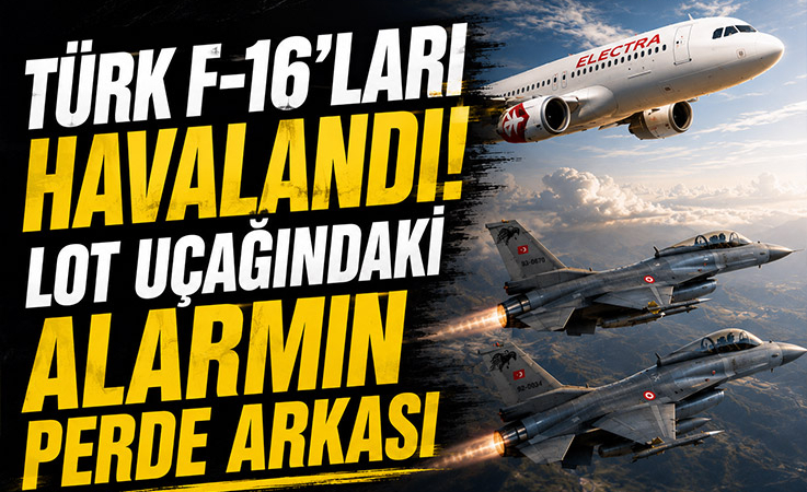 Türk F-16’ları havalandı? LOT uçağındaki alarmın perde arkası