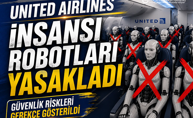 United Airlines İnsansı Robotları Yasakladı