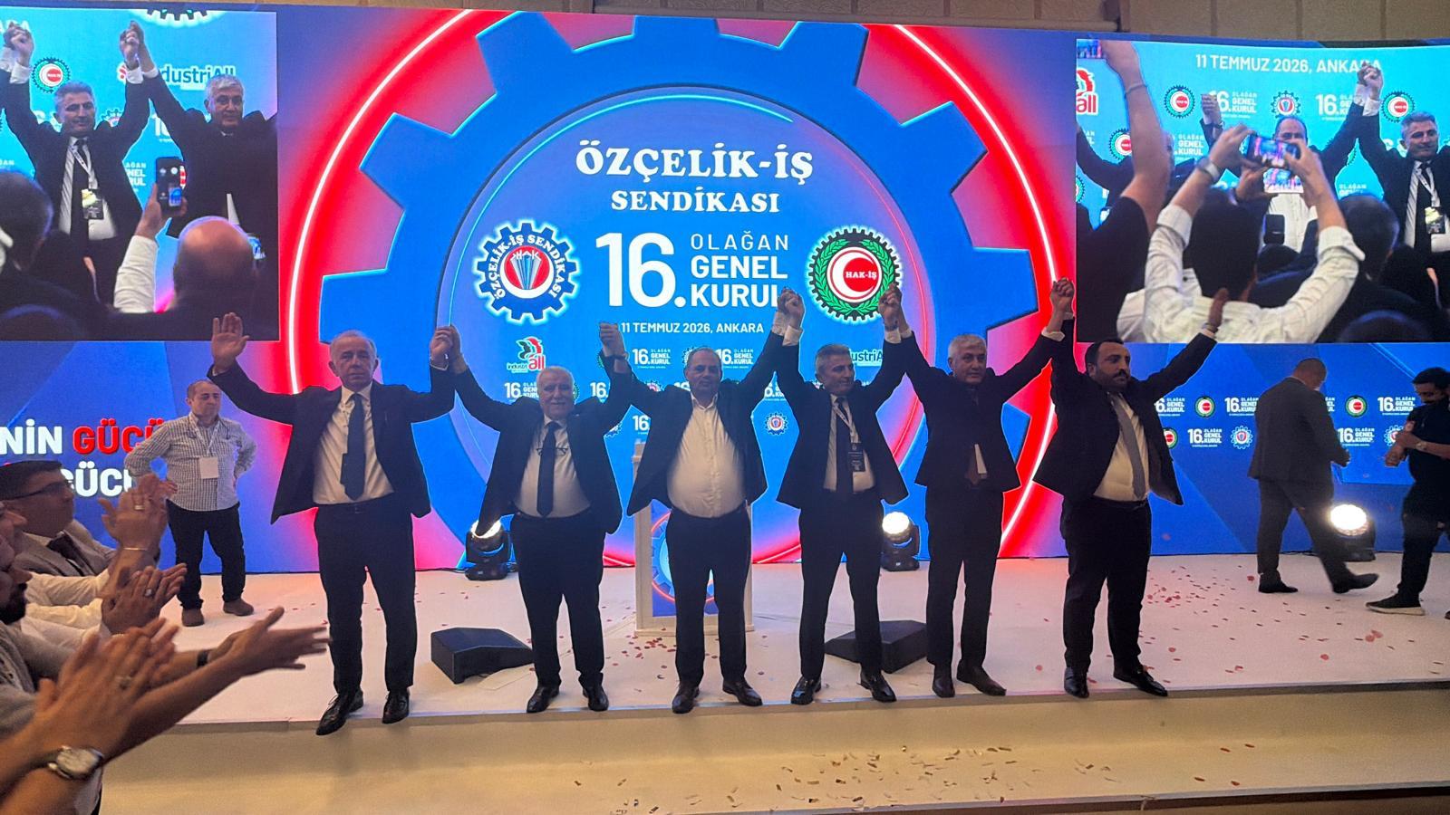 Özçelik-İş Sendikası'nda Yunus Değirmenci Yeniden Genel Başkan 1 Havacılık Haberleri Özçelik-İş Özçelik-İş Sendikası 16. Olağan Genel Kurulu'nda yeniden Genel Başkan seçilen Yunus Değirmenci.