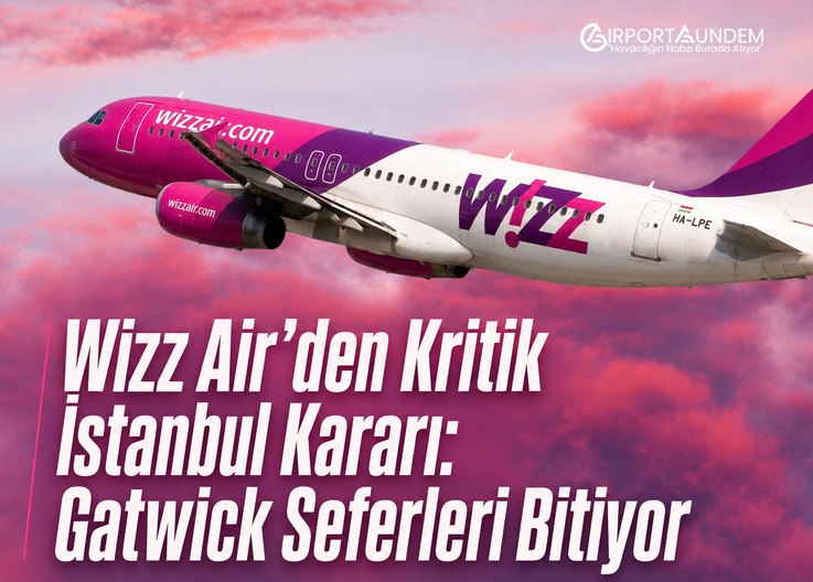 Wizz Air’den Kritik İstanbul Kararı: Gatwick Seferleri Bitiyor