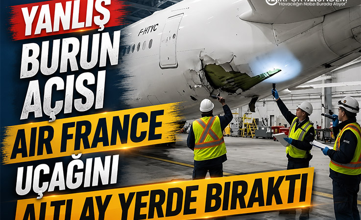 Yanlış Burun Açısı Air France Uçağını Altı Ay Yerde Bıraktı