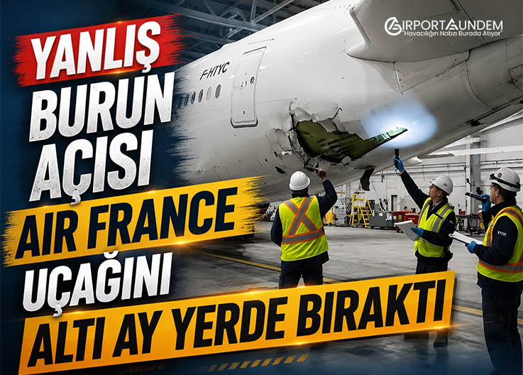 Yanlış Burun Açısı Air France Uçağını Altı Ay Yerde Bıraktı