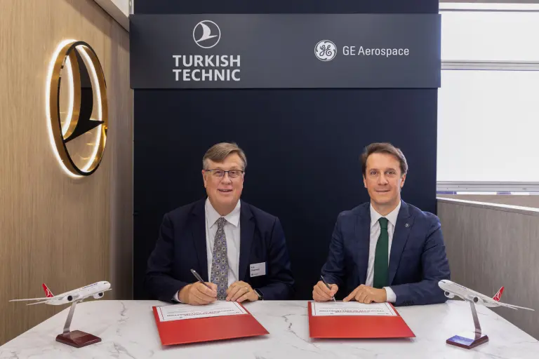 Türk Hava Yolları Teknik A.Ş. ile GE Aerospace arasında imzalanan DCDU bakım ve lisans anlaşması