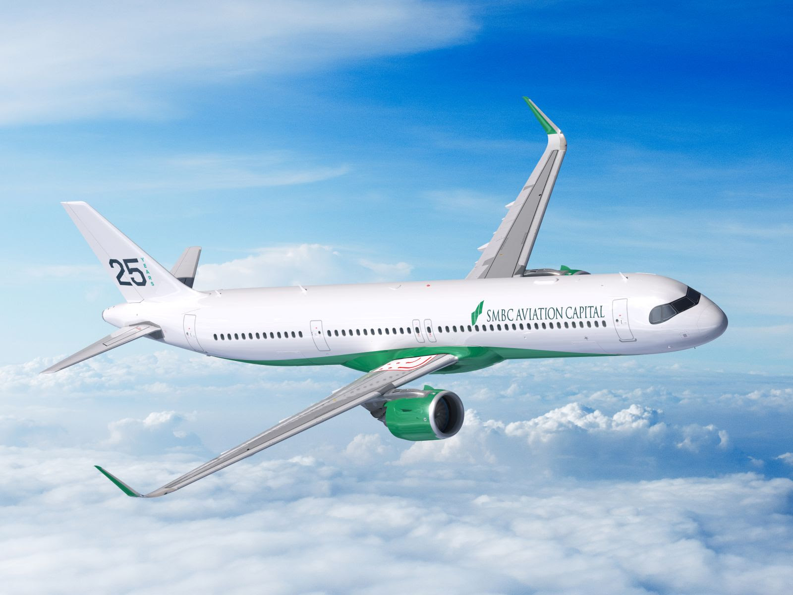 SMBC Aviation Capital tarafından sipariş edilen Airbus A321neo uçağı