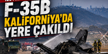 109 Milyon Dolarlık F-35B Kaliforniya’da Yere Çakıldı