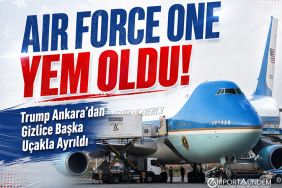 AIR FORCE ONE YEM OLDU! Trump Ankara’dan Gizlice Başka Uçakla Ayrıldı