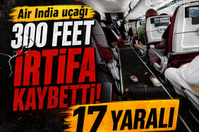 Air India uçağı 300 feet irtifa kaybetti: 17 yaralı