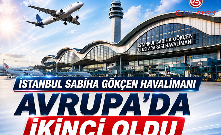 İstanbul Sabiha Gökçen Havalimanı Avrupa’da İkinci Oldu