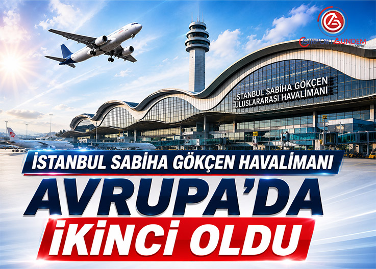 İstanbul Sabiha Gökçen Havalimanı Avrupa’da İkinci Oldu