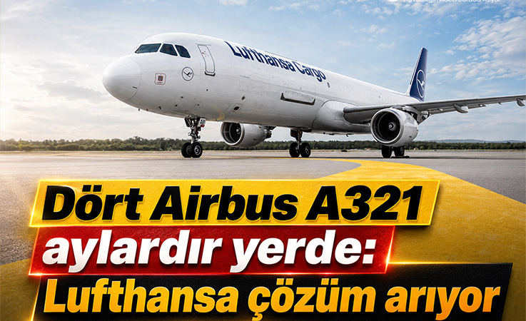 Dört Airbus A321 aylardır yerde: Lufthansa çözüm arıyor