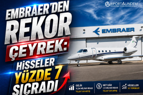 Embraer’den Rekor Çeyrek: Hisseler Yüzde 7 Sıçradı