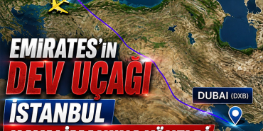 Emirates’in Dev Uçağı İstanbul Havalimanı’na Yöneldi
