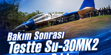 Endonezya’nın Su-30MK2’si Test Sırasında Pistten Çıktı