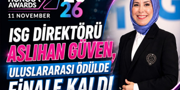 ISG Direktörü Aslıhan Güven, Uluslararası Ödülde Finale Kaldı