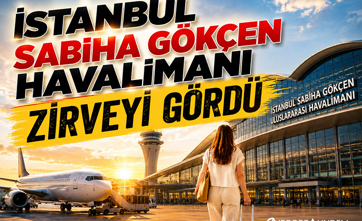 İstanbul Sabiha Gökçen Havalimanı Zirveyi Gördü