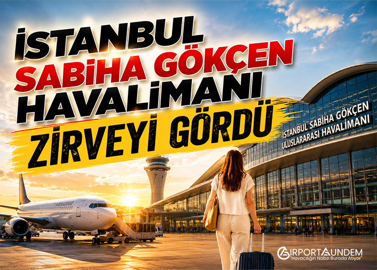 İstanbul Sabiha Gökçen Havalimanı Zirveyi Gördü