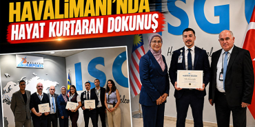 Sabiha Gökçen Havalimanı, ISG, Heimlich manevrası, Terminal memurları, Yolcu güvenliği, Hanita Ahmad, Havalimanı operasyonları,