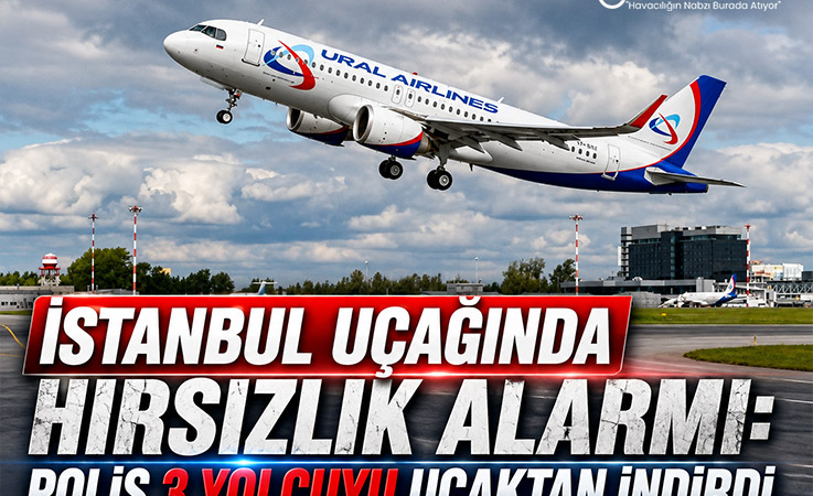 İstanbul uçağında hırsızlık alarmı: Polis 3 yolcuyu uçaktan indirdi