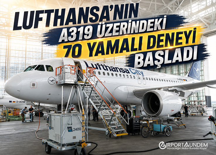 Lufthansa’nın A319 Üzerindeki 70 Yamalı Deneyi Başladı
