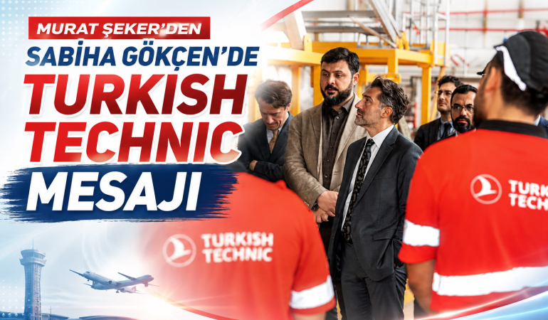 Murat Şeker’den Sabiha Gökçen’de Turkish Technic mesajı