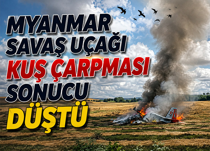 Myanmar savaş uçağı kuş çarpması sonucu düştü