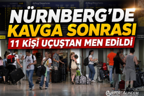 Nürnberg’de Kavga Sonrası 11 Kişi Uçuştan Men Edildi
