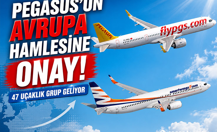 Pegasus’un Avrupa Hamlesine Onay: 47 Uçaklık Grup Geliyor