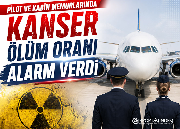Pilot ve Kabin Memurlarında Kanser Ölüm Oranı Alarm Verdi