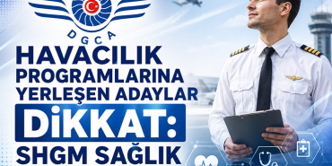 Pilotaj, Kabin ve ATC Adayları İçin Sağlık Süreci Netleşti