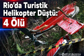Rio’da Turistik Helikopter Düştü: 4 Ölü