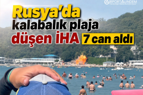 Rusya’da kalabalık plaja düşen İHA 7 can aldı