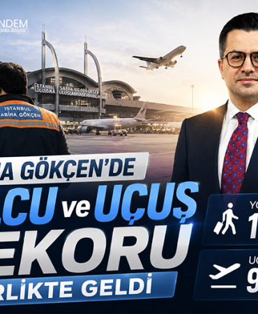 Sabiha Gökçen’de Yolcu ve Uçuş Rekoru Birlikte Geldi
