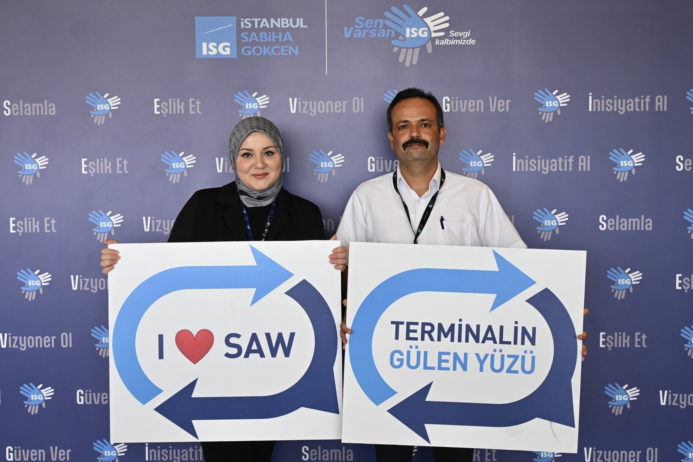 Sabiha Gökçen’de “Sen Varsan ISG” Başladı 1 Havacılık Haberleri Sabiha Gökçen Sabiha Gökçen Havalimanı Sen Varsan ISG Türk Misafirperverliği Eğitim Programı
