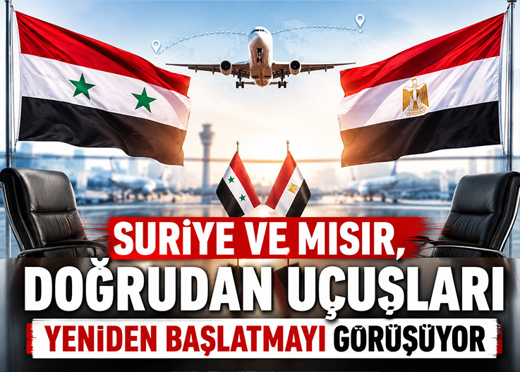 Suriye ve Mısır, Doğrudan Uçuşları Yeniden Başlatmayı Görüşüyor
