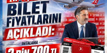 THY İç Hat Bilet Fiyatlarını Açıkladı: Ortalama 3 Bin 700 TL