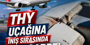 THY Uçağına İniş Sırasında Kuş Çarptı