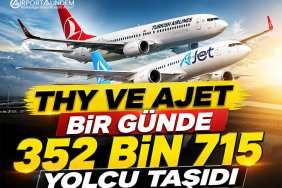 THY ve AJet bir günde 352 bin 715 yolcu taşıdı