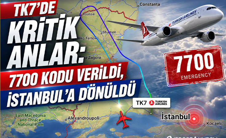 TK7’de Kritik Anlar: 7700 Kodu Verildi, İstanbul’a Dönüldü