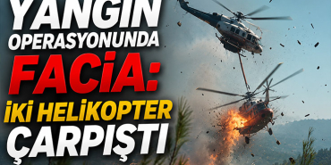 Yangın Operasyonunda Facia: İki Helikopter Çarpıştı